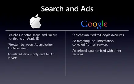 Apple called Android a massive tracking device in an internal presentation 