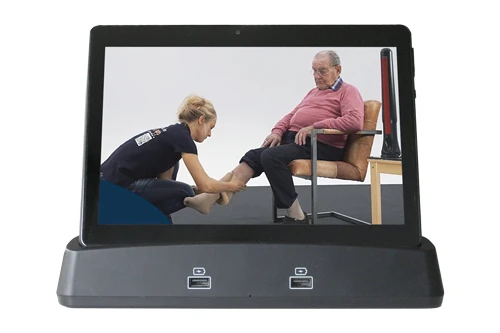 Prifora Home Station - mantelzorger met patient